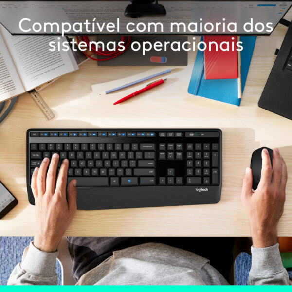 Mouse sem fio Logitech M280 com Pilha Inclusa - Preto - Imagem 5