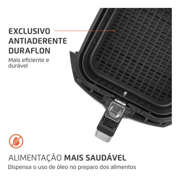 Fritadeira sem óleo air fryer 4L Mondial preto 1500W AFN-40-BFT - Imagem 4