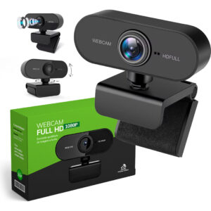 Webcam Camera Full Hd Zoom 1080p 360 Graus Videoconferencia Streamcam Web Cam Entrada Usb 2.0 Com Microfone- Floresta Urbana