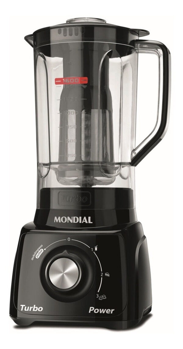 Liquidificador L-99-fb Turbo Power 2,2 L Potência De 550w Cor Preto Mondial 220V - Imagem 9