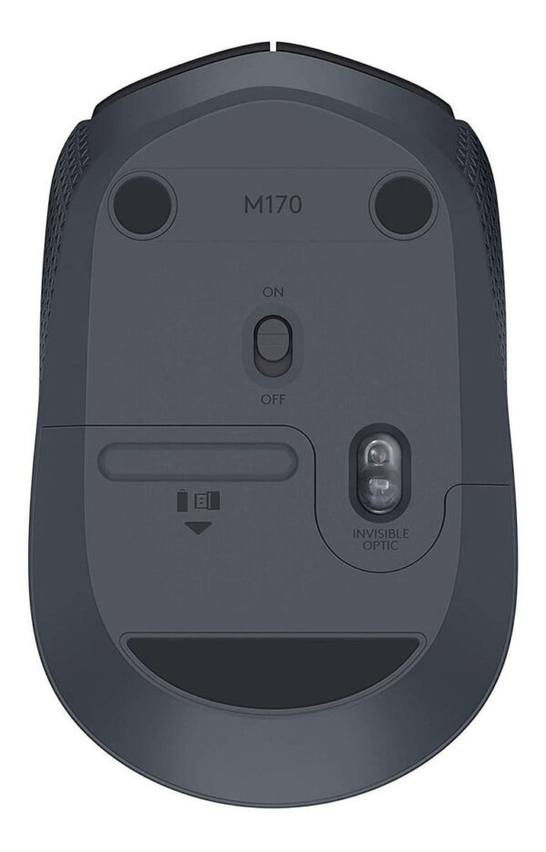 Mouse sem fio Logitech M170 com Pilha Inclusa - Preto - Imagem 9