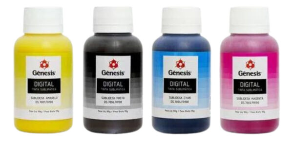 Genesis Sublimática 100ml cor preto amarelo ciano e magenta - Imagem 8