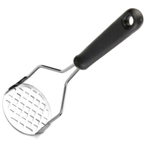 Amassador De Batata Legumes Feijão Inox Igual Rita Lobo Cabo Preto