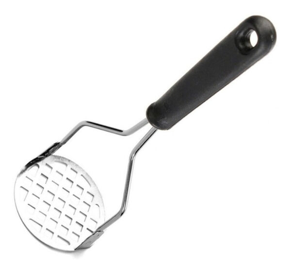 Amassador De Batata Legumes Feijão Inox Igual Rita Lobo Cabo Preto