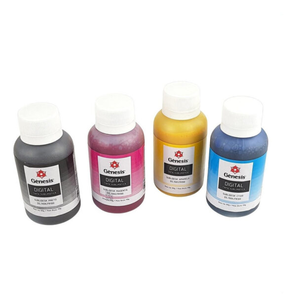 Genesis Sublimática 100ml cor preto amarelo ciano e magenta - Imagem 5