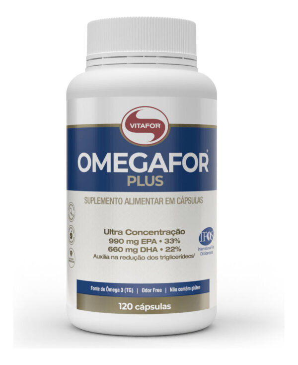 Omegafor Plus 120 Cápsulas Ômega 3 Vitafor