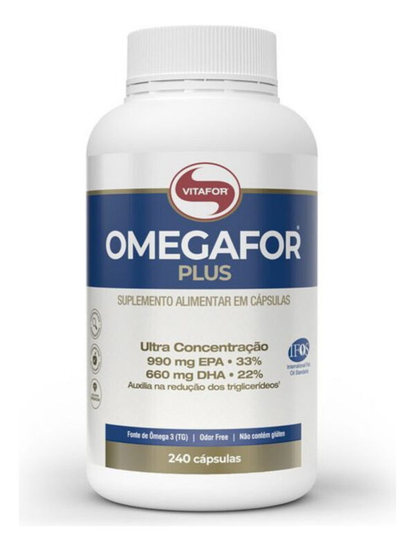 Omegafor Plus 240 Cápsulas Ômega 3 Vitafor