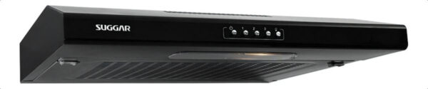 Depurador de Cozinha Suggar Delgado con Manta Slim com Manta de Parede Tamanho 80cm x 8.5cm x 48cm Cor Preto 127V
