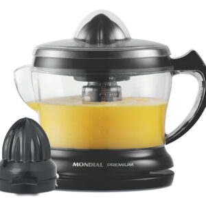 Espremedor E-02 Turbo Citrus Premium Com Dupla Rotação e Capacidade Para 1,25 Litros Cor Preto Mondial 110V