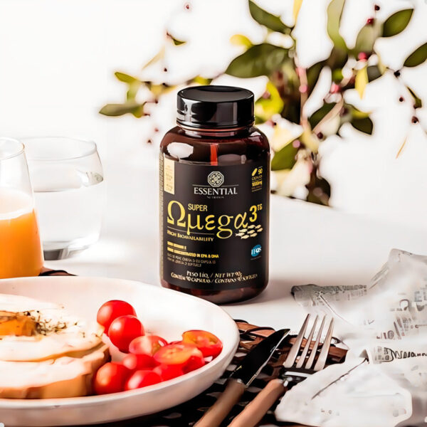 Suplemento em Cápsulas Essential Nutrition Super Omega 3 TG em pote 120 caps - Imagem 5