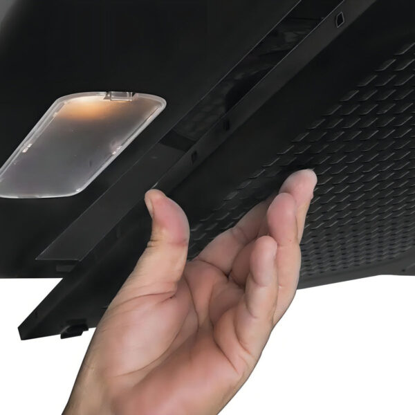 Depurador de Cozinha Suggar Delgado con Manta Slim com Manta de Parede Tamanho 80cm x 8.5cm x 48cm Cor Preto 127V - Imagem 3