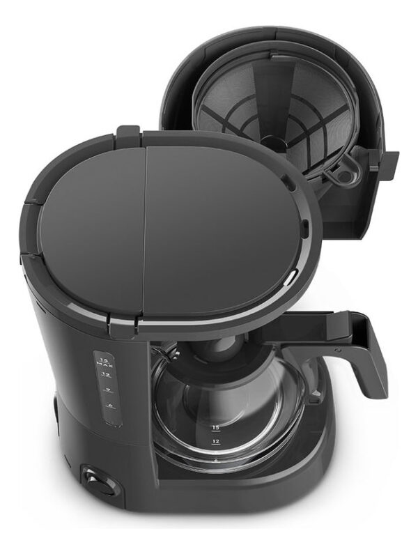 Cafeteira Elétrica Electrolux Jarra vidro, acabamento inox filtro Permanente Removível Sistema Corta Pingos Capacidade 15 xicaras 600ml ECM10 127V - Imagem 3