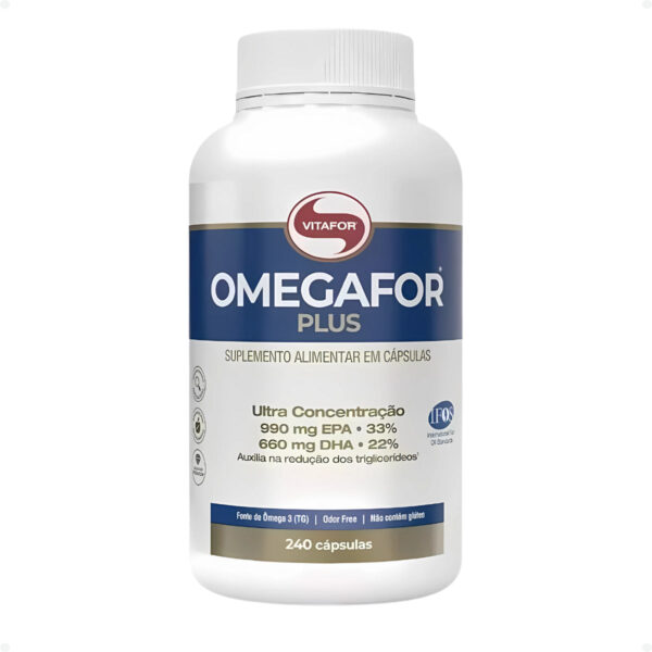 Omegafor Plus Vitafor Ultra Concentrado 240caps Sem Sabor - Imagem 2