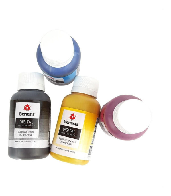 Genesis Sublimática 100ml cor preto amarelo ciano e magenta - Imagem 4