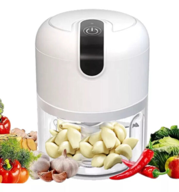 Mini Processador Moedor De Alimentos 250mL 3 Lâminas usb potente alho cebola cor sortidos 110V 220v - Imagem 3