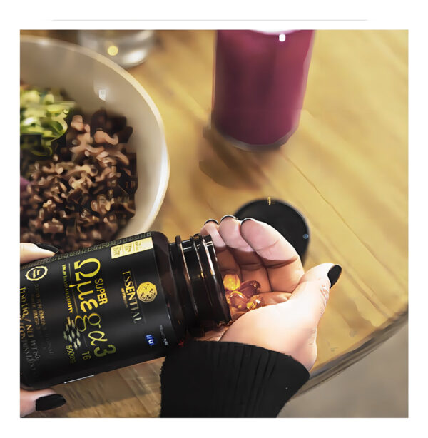 Suplemento em Cápsulas Essential Nutrition Super Omega 3 TG em pote 120 caps - Imagem 10