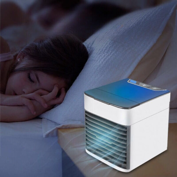 Mini Ar Condicionado Portátil Arctic Air Cooler Umidificador Climatizador Luz Led USB / Ar puro - Imagem 4