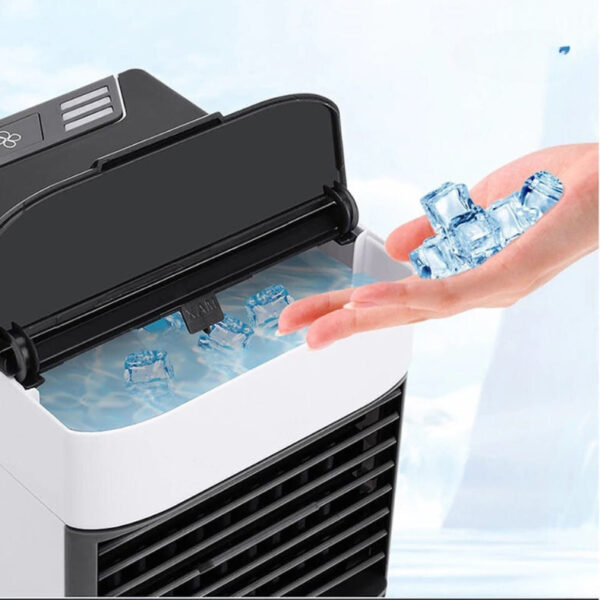 Mini Ar Condicionado Portátil Arctic Air Cooler Umidificador Climatizador Luz Led USB / Ar puro - Imagem 5
