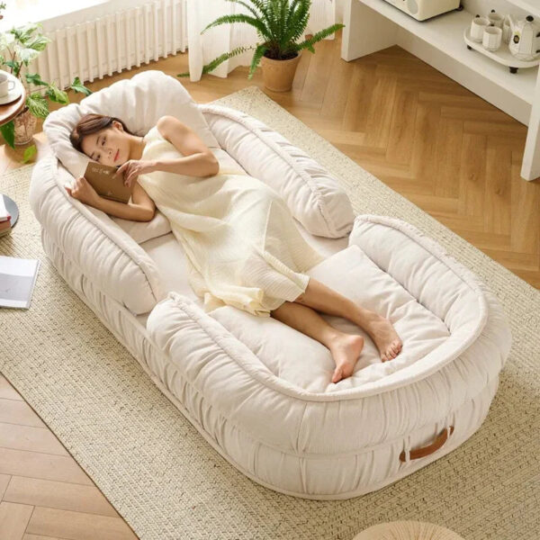 Sofá Cama Retrátil RelaxFold + Almofada de Brinde - Imagem 4