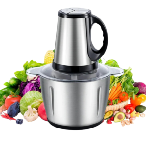 PowerMix - Picador De Alimentos Moedor De Carne Mixer Elétrica Processador Cozinha
