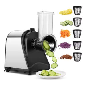 Cortador Elétrico Automático De Vegetais Ralador 5 EM 1 Lâminas LG-X229 110V