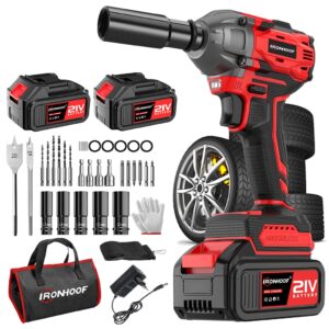 Chave De Impacto a Bateria Potente Brushless Profissional Parafusadeira De Impacto 21V Bivolt 1200Nm