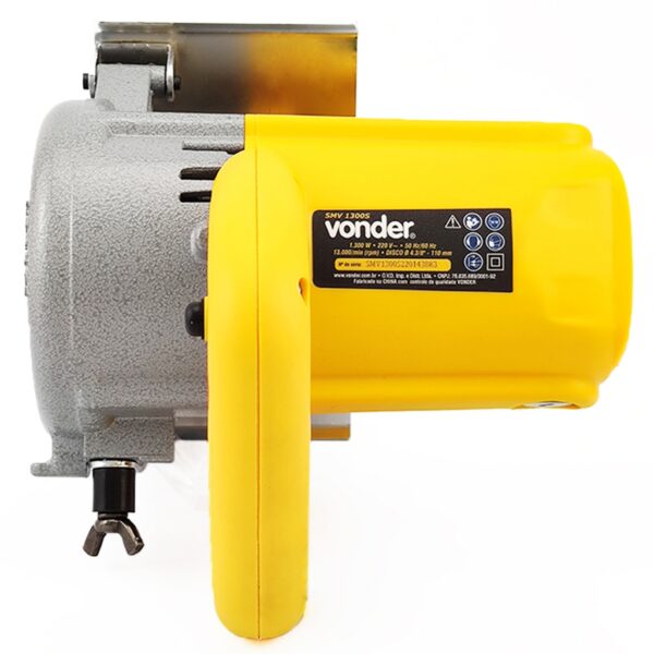 Kit Serra Mármore Vonder Smv1300s Tipo Makita + 3 Discos de Corte - Imagem 5