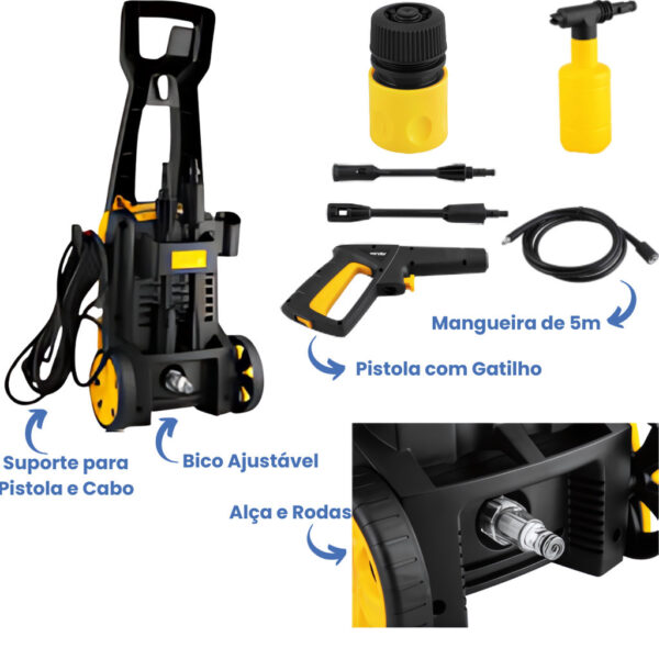 Lavadora De Alta Pressão LAV 1600, 1.600 lbf/pol² Lavadora Vap Vonder - Imagem 4
